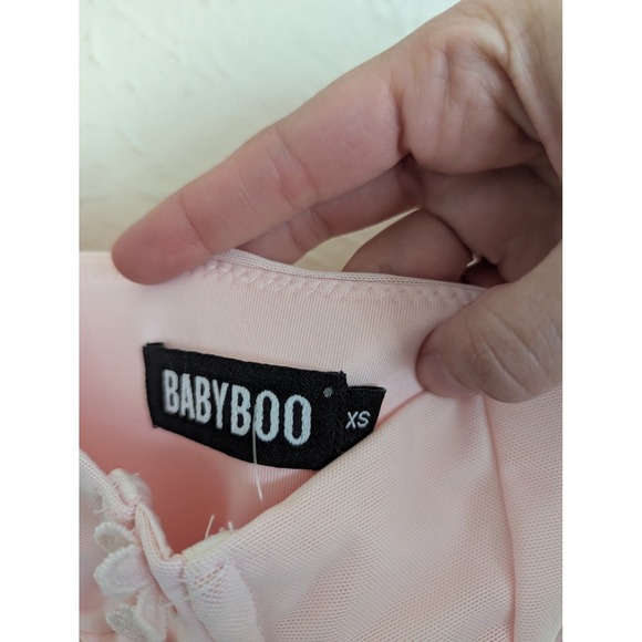 Babyboo Dalary mini dress size XS blush bodycon night out party dress - Picture 6 of 7